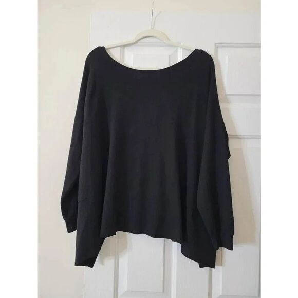 Alice + Olivia Drop Shoulder Tie Back Sweater M - Picture 6 of 11